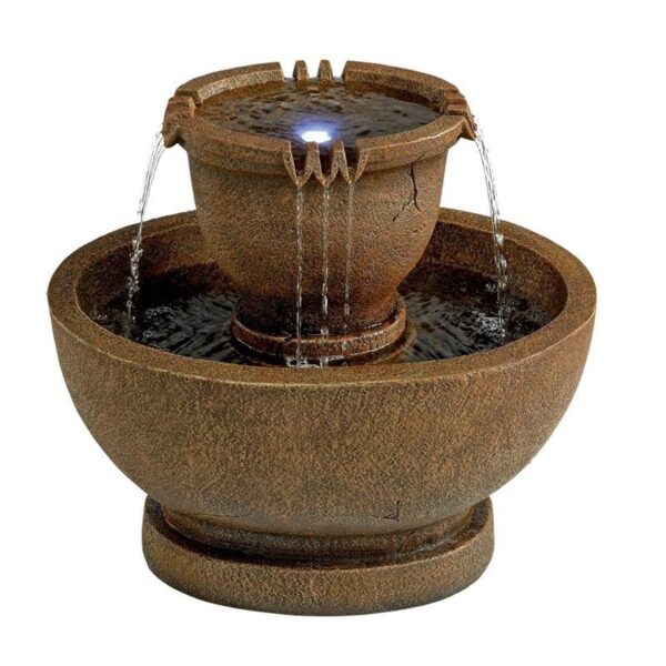 Design Toscano SS111211 22 Inch Large Richardson Oval Urns Fountain