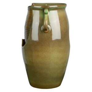 Design Toscano SS11344 15 1/2 Inch Ceramic Rippling Jar Fountain