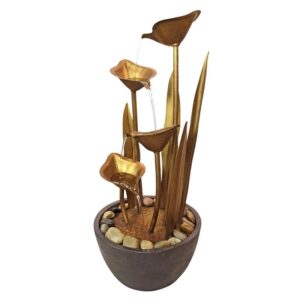 Design Toscano SS12376 10 Inch Botanical Fountain - Copper