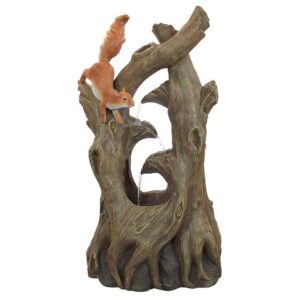 Design Toscano SS5539 18 Inch Tree Squirrel Cascading Foundation