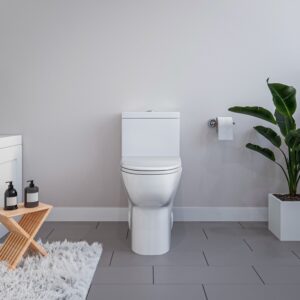 Altair T276 Venezia Dual Flush Elongated One-Piece Toilet with Seat - White