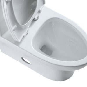 Altair T276 Venezia Dual Flush Elongated One-Piece Toilet with Seat - White