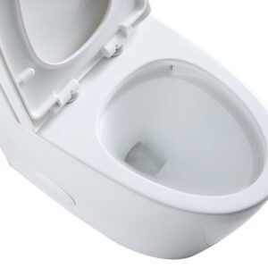 Altair T280 Savona Dual Flush Elongated One-Piece Toilet with Seat - White