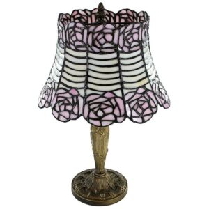 Design Toscano TF10055 10 Inch Parisian Folies Stained Glass Lamp