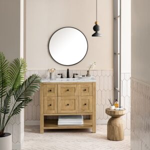 James Martin VM 330-V36 Breckenridge 36 Inch Free-Standing Single Sink Bathroom Vanity with 3 CM Top