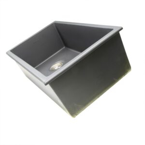 Nantucket Sinks Wellfleet-3419MatteBlack Cape 34 1/4 Inch Fireclay Kitchen Sink in Matte Black