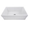 Nantucket Sinks WH3018FCL Cape Collection 29.5 Inch Reversible Single Bowl Undermount Fireclay Farmhouse Kitchen Sink