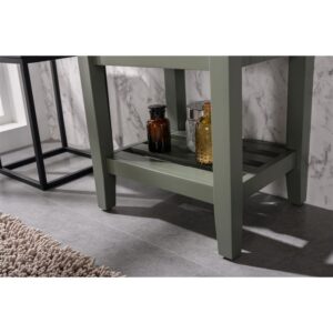 Legion Furniture WLF9018-PG 18 Inch Pewter Green Sink Vanity