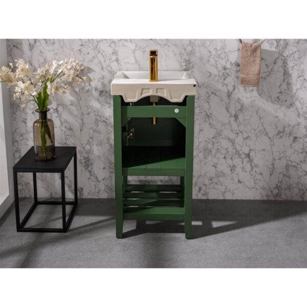 Legion Furniture WLF9018-VG 18 Inch Vogue Green Sink Vanity