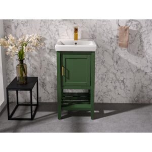 Legion Furniture WLF9018-VG 18 Inch Vogue Green Sink Vanity