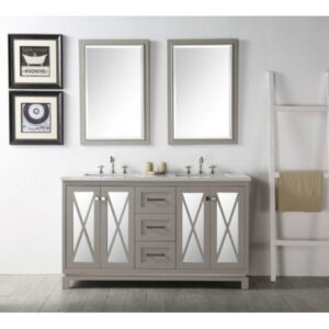 Legion Furniture WLF9024-G 24 Inch Kd Gray Sink Vanity in Gray