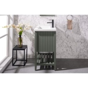 Legion Furniture WLF9024-PG 24 Inch Kd Pewter Green Sink Vanity