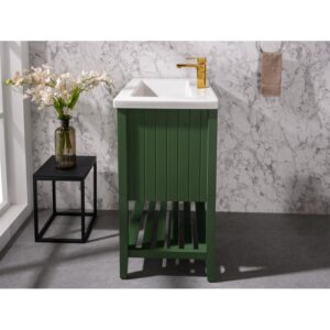 Legion Furniture WLF9024-VG 24 Inch Kd Vogue Green Sink Vanity