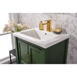 Legion Furniture WLF9024-VG 24 Inch Kd Vogue Green Sink Vanity