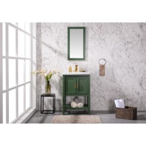 Legion Furniture WLF9024-VG 24 Inch Kd Vogue Green Sink Vanity