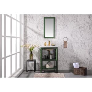 Legion Furniture WLF9024-VG 24 Inch Kd Vogue Green Sink Vanity