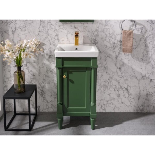 Legion Furniture WLF9218-VG 18 Inch Vogue Green Sink Vanity