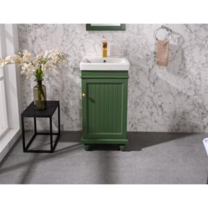 Legion Furniture WLF9218-VG 18 Inch Vogue Green Sink Vanity