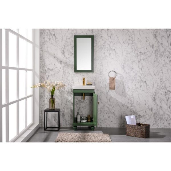 Legion Furniture WLF9218-VG 18 Inch Vogue Green Sink Vanity