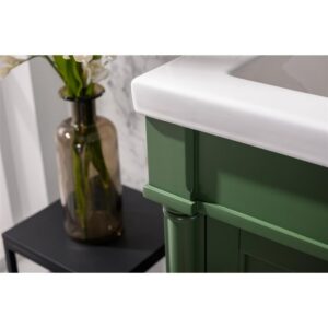 Legion Furniture WLF9224-VG 24 Inch Pewter Green Sink Vanity