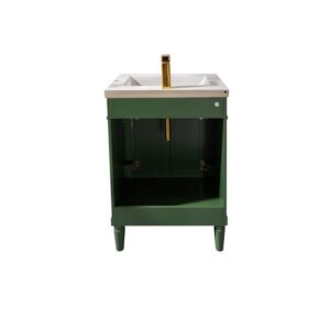 Legion Furniture WLF9224-VG 24 Inch Pewter Green Sink Vanity