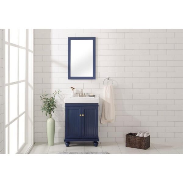 Legion Furniture WLF9324-B 24 Inch Blue Sink Vanity in Blue