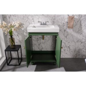 Legion Furniture WLF9324-VG 24 Inch Vogue Green Sink Vanity