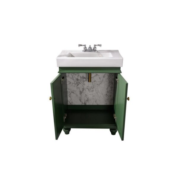 Legion Furniture WLF9324-VG 24 Inch Vogue Green Sink Vanity