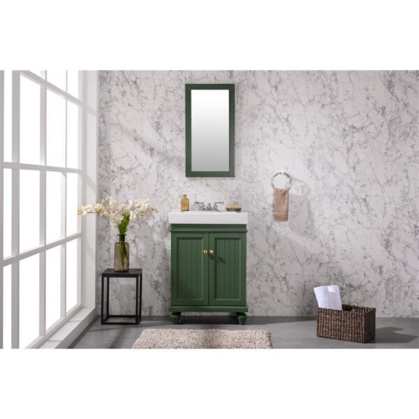 Legion Furniture WLF9324-VG 24 Inch Vogue Green Sink Vanity