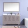 Legion Furniture WT7460-GW 60 Inch Vanity Set with Mirror in Gray, No Faucet