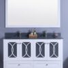 Legion Furniture WT7460-WT 60 Inch Vanity Set with Mirror in White, No Faucet