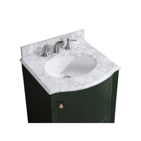 Legion Furniture WT9309-24-VG-PVC 24 Inch Vogue Green Bathroom Vanity