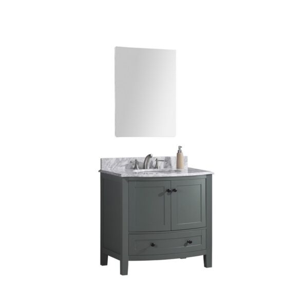 Legion Furniture WT9309-36-PG-PVC 36 Inch Pewter Green Bathroom Vanity