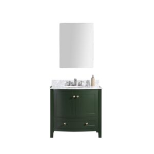 Legion Furniture WT9309-36-VG-PVC 36 Inch Vogue Green Bathroom Vanity