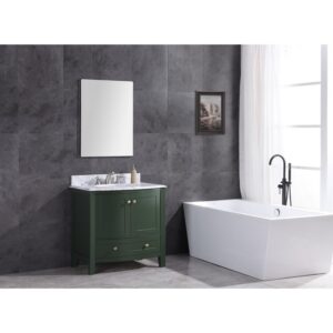 Legion Furniture WT9309-36-VG-PVC 36 Inch Vogue Green Bathroom Vanity