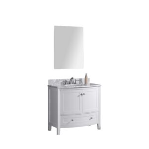 Legion Furniture WT9309-36-W-PVC 36 Inch White Bathroom Vanity