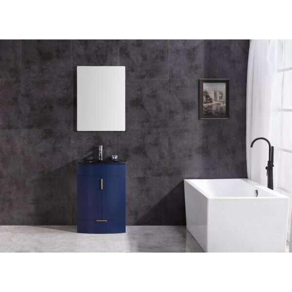 Legion Furniture WTM8130-24-B-PVC 24 Inch Blue Bathroom Vanity