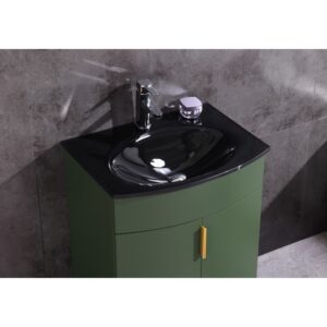 Legion Furniture WTM8130-24-VG-PVC 24 Inch Vogue Green Bathroom Vanity