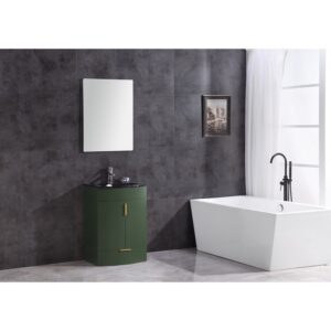 Legion Furniture WTM8130-24-VG-PVC 24 Inch Vogue Green Bathroom Vanity