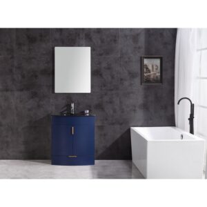 Legion Furniture WTM8130-30-B-PVC 30 Inch Blue Bathroom Vanity