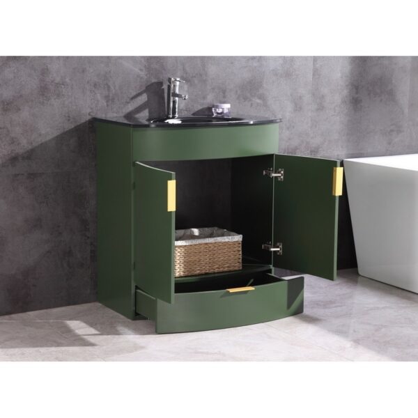 Legion Furniture WTM8130-30-VG-PVC 30 Inch Vogue Green Bathroom Vanity