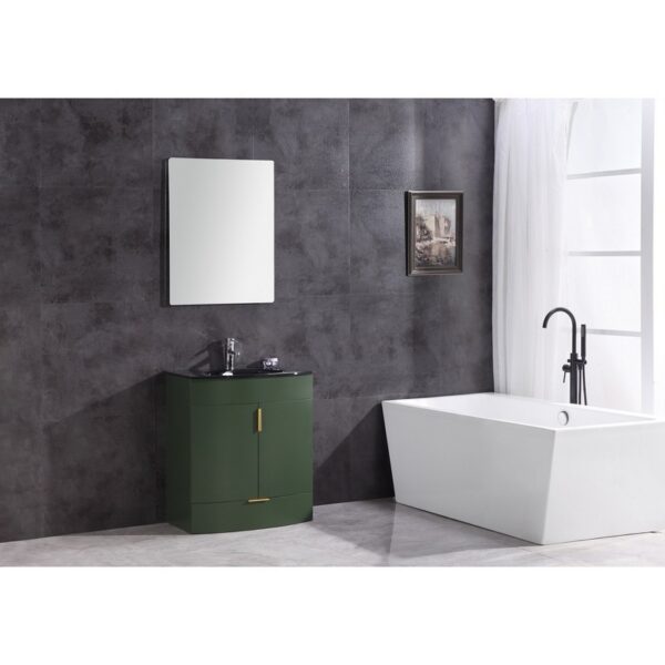 Legion Furniture WTM8130-30-VG-PVC 30 Inch Vogue Green Bathroom Vanity