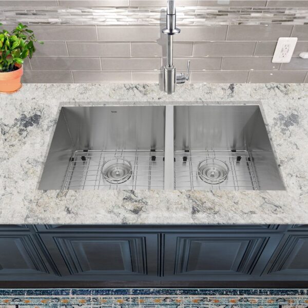 Nantucket ZR3219-OS-16 31-7/8 Inch Pro Series Zero Radius Sink