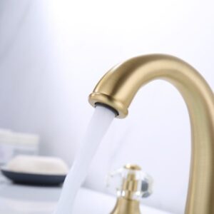 Legion Furniture ZY8009-G Widespread UPC Faucet with Drain in Gold