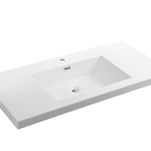 Dowell Topmount Bathroom Resin Basin 000 4922BP-S