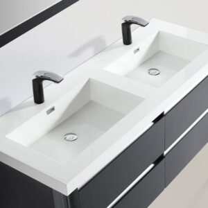 Dowell Topmount Bathroom Resin Basin 000 6122BP