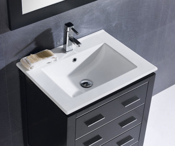 Dowell Topmount Bathroom Ceramic Basin 000 2418BT