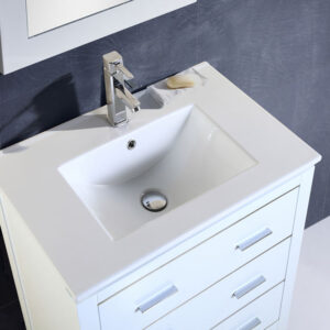 Dowell Topmount Bathroom Ceramic Basin 000 3018BT