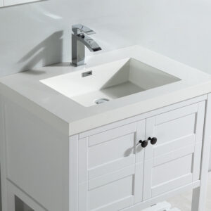 Dowell Topmount Bathroom Resin Basin 000 3122BP