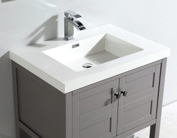 Dowell Topmount Bathroom Resin Basin 000 3122BP